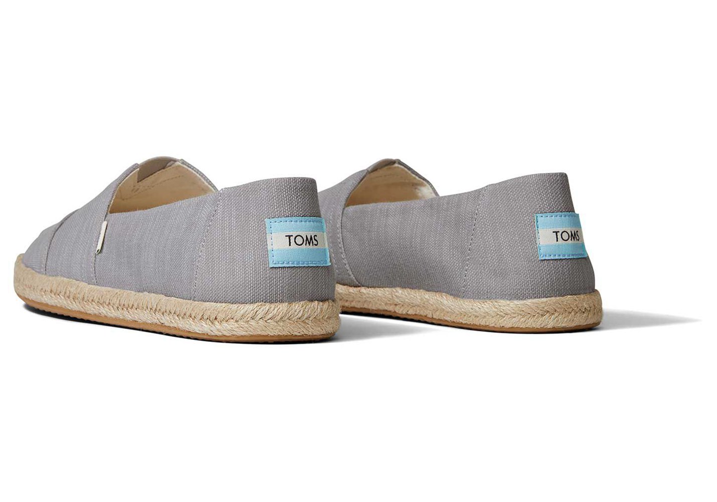 Toms Espadryle Męskie Szare - Alpargata Rope - 19RCHASZM